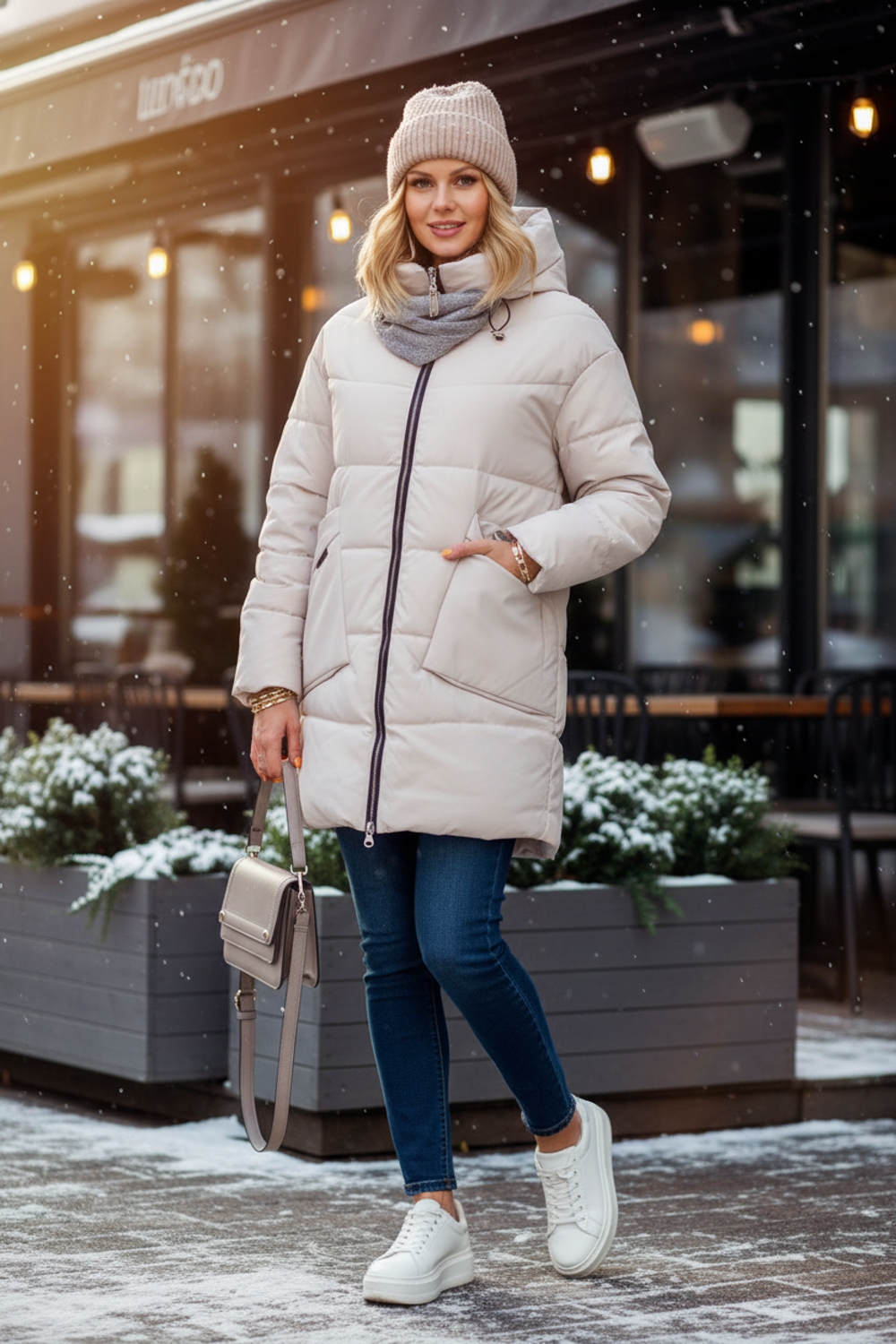 Куртка зимняя большие размеры, арт.2832