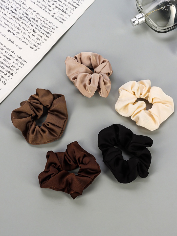 Резинки для волос «Орбита», набор 5 шт., 10 см, МИКС