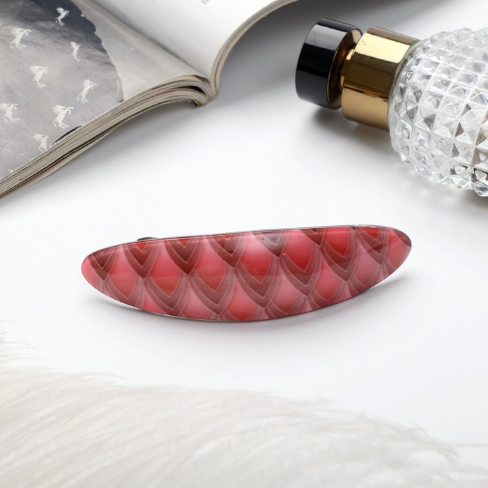 Заколка - автомат для волос «Лепестки», 9×2.5 см, МИКС