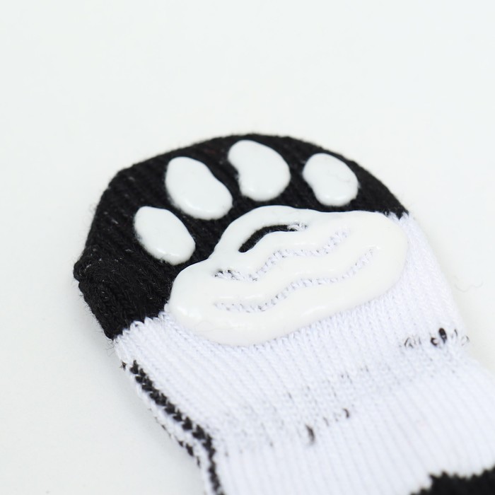 Носки нескользящие «Кеды», размер M (3/4×7 см), набор 4 шт.