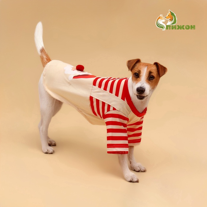 Футболка для животных Santa, M (ДС 30, ОГ 40 см)