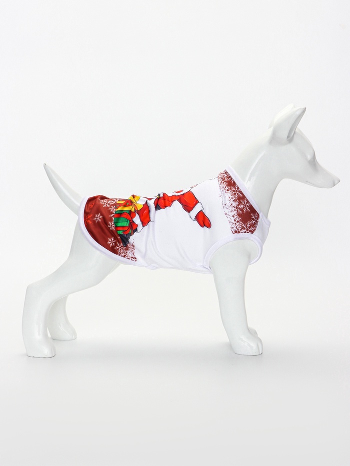 Майка «Респект», размер S (ДС 25, ОШ 25, ОГ 35 см), красна