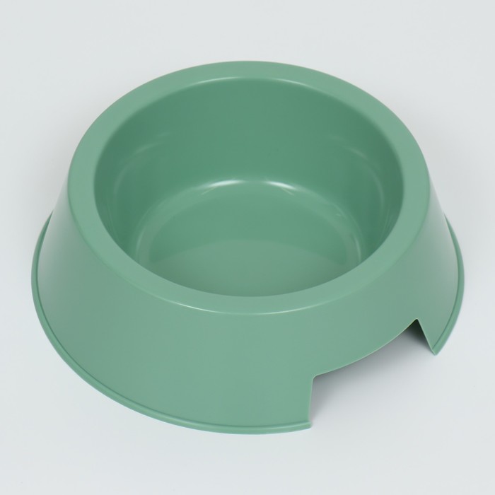 Миска пластиковая 17×17×5 см, 400 мл, оливковая