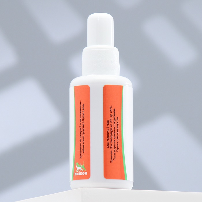 Лечебные травы для собак и кошек «Пижон», 50 мл, вязка-минус