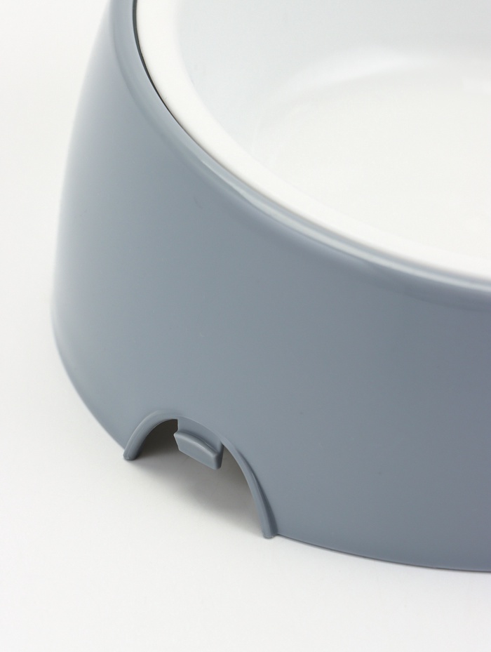 Лего-миска ALTA для животных с наклоном 0.3 л СЕРАЯ