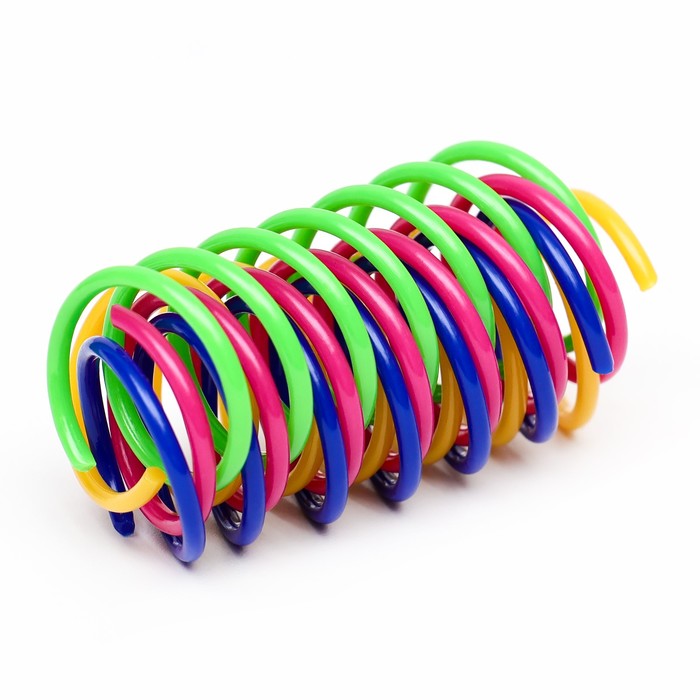 Набор из 4 игрушек для кошек «Пружинки», 5.5 см, микс цветов