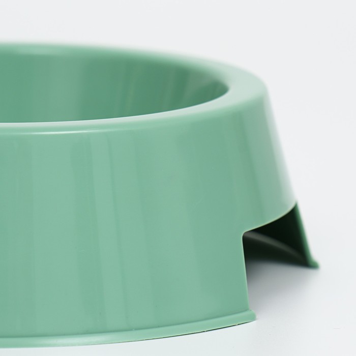 Миска пластиковая 17×17×5 см, 400 мл, оливковая