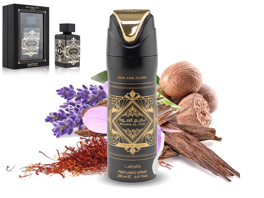Спрей-парфюм для мужчин Lattafa Perfumes Bade'e Al Oud Oud for Glory, 200 ml