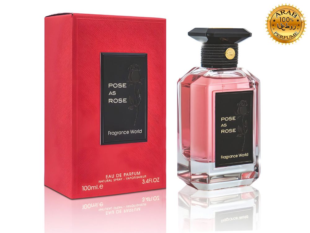 Fragrance World Pose As Rose, Edp, 100 ml (ОАЭ ОРИГИНАЛ)