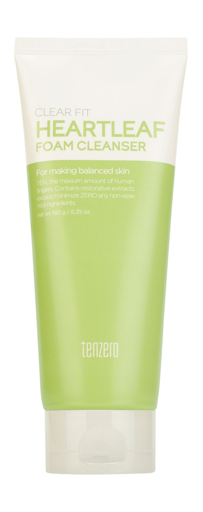 Пенка для умывания с экстрактом хауттюйнии, 180г, TENZERO