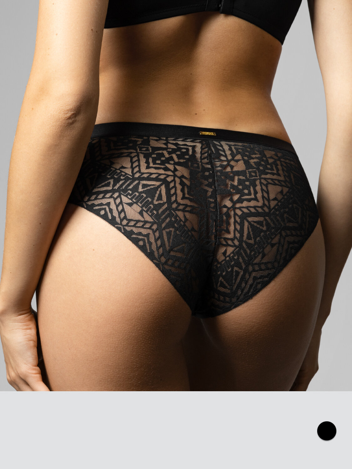 Minimi Трусы Mi 3233L DESIDERIO Трусы Slip (кружево с микрофиброй высокая линия талии)Nero (Черный)