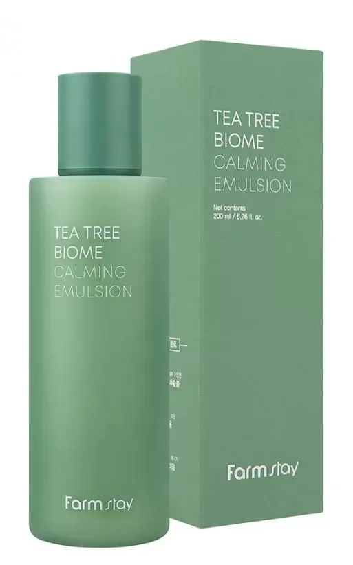 Успокаивающая эмульсия с экстрактом чайного дерева, 200мл, FarmStay