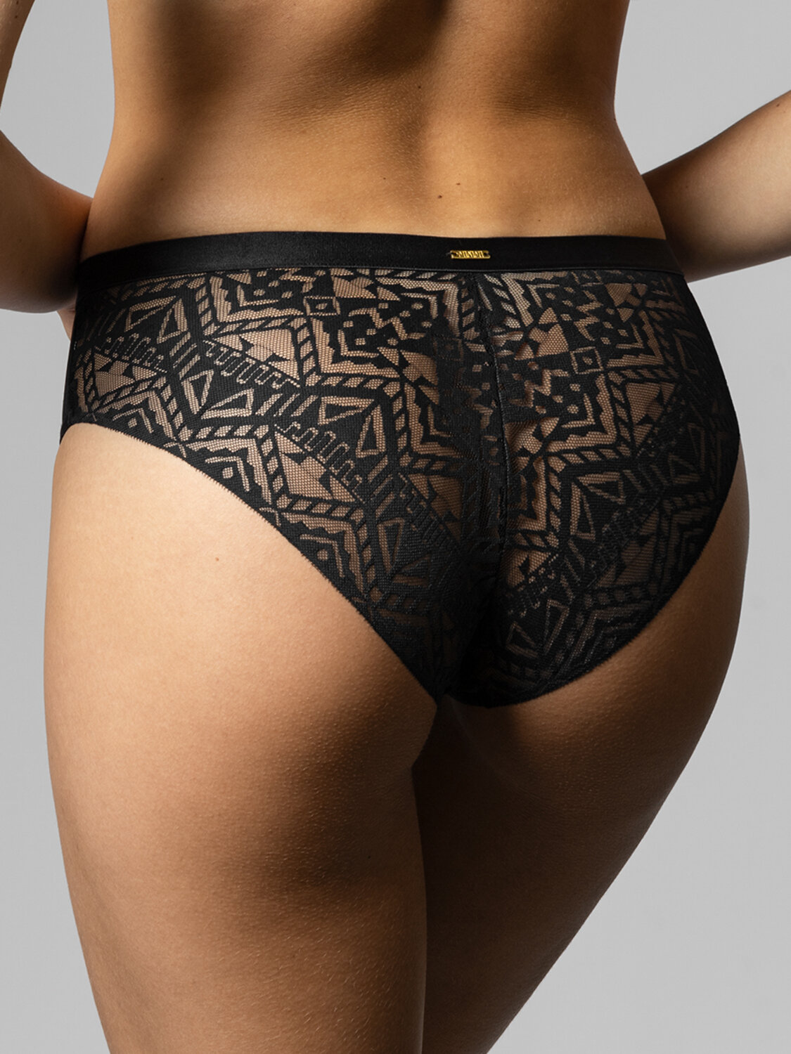 Minimi Трусы Mi 3233L DESIDERIO Трусы Slip (кружево с микрофиброй высокая линия талии)Nero (Черный)