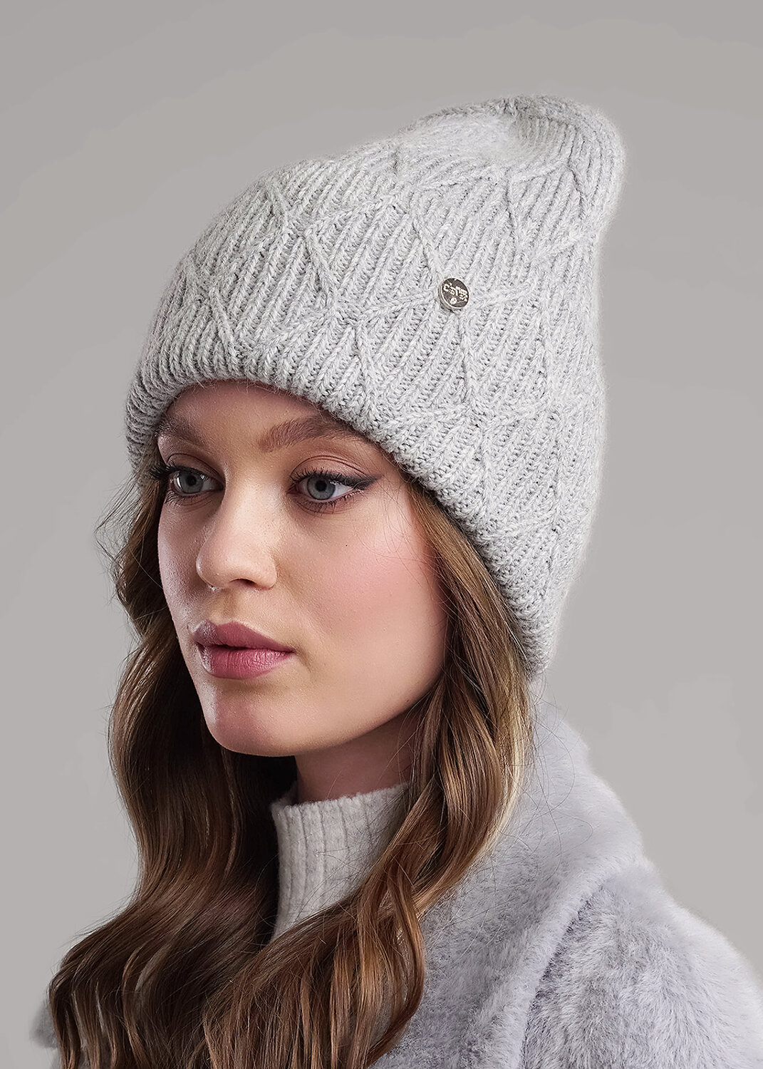 ст. цена1050руб.! CLEVER Шапка 454349паш флис