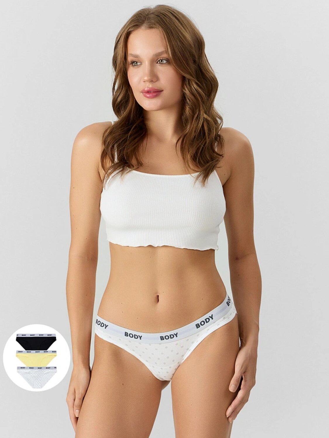 MARK FORMELLE Трусы 412335-3серо -белый горох