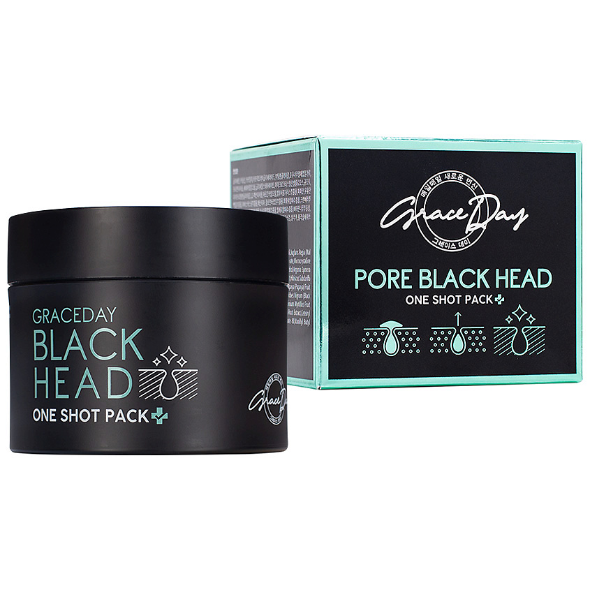 Очищающая маска с глиной от чёрных точек, 120г, Grace Day