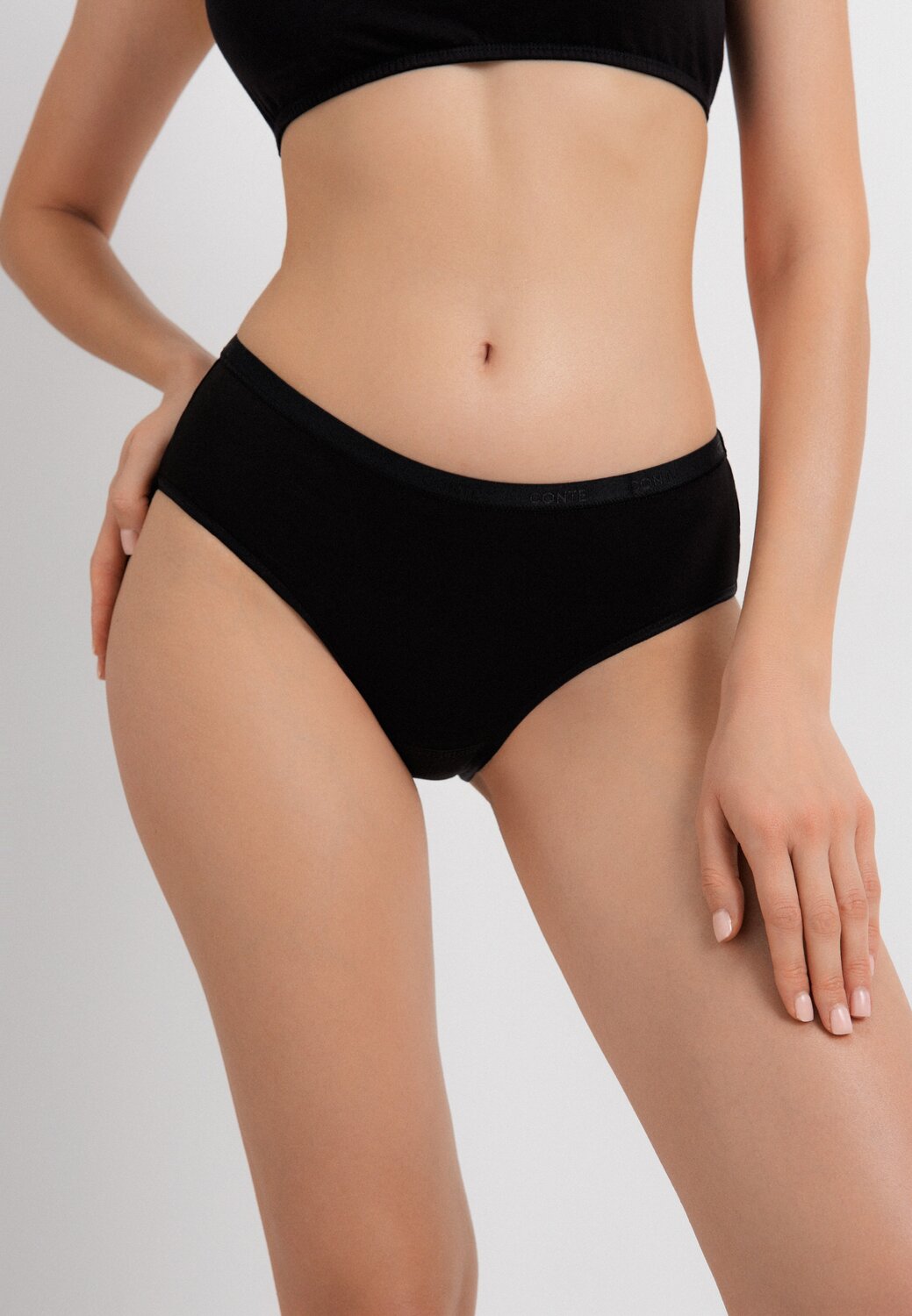 Conte elegant Трусы COMFORT COTTON LB 5572 (коробочка)black