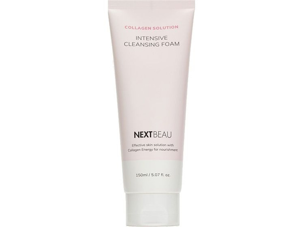 Омолаживающая очищающая пенка для умывания с гидролизованным коллагеном, 150мл, NEXTBEAU