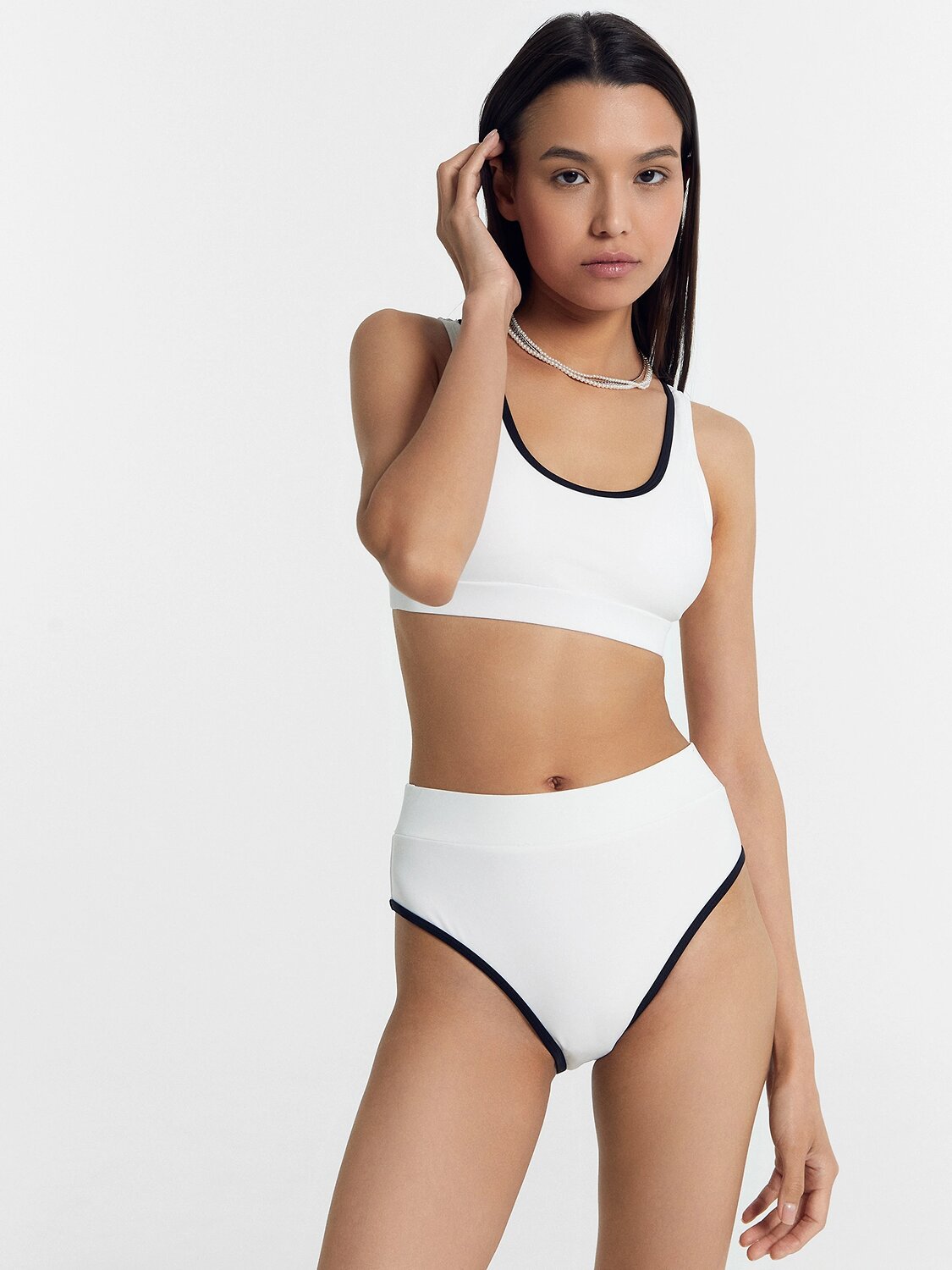 ст. цена1190руб.! MARK FORMELLE Купальный костюм 702255белый +черный