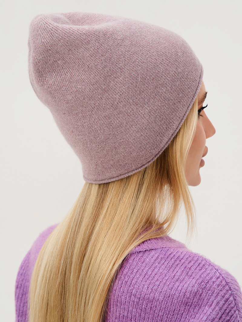 Шапка одинарная 30% пух енота PR 24011