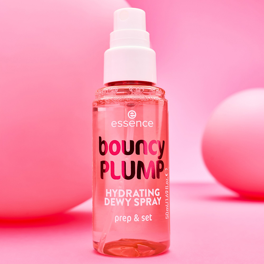 Essence/Фиксирующий спрей макияж с увлаж.эфф.bouncy PLUMP HYDRATING DEWY/954243