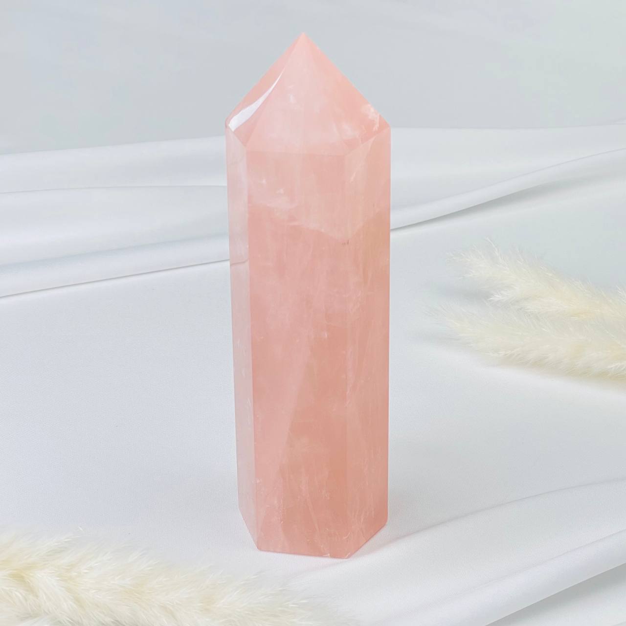 Радуга Самоцветов Кристалл из Розового кварца