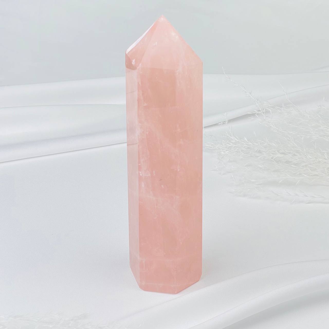 Радуга Самоцветов Кристалл из Розового кварца