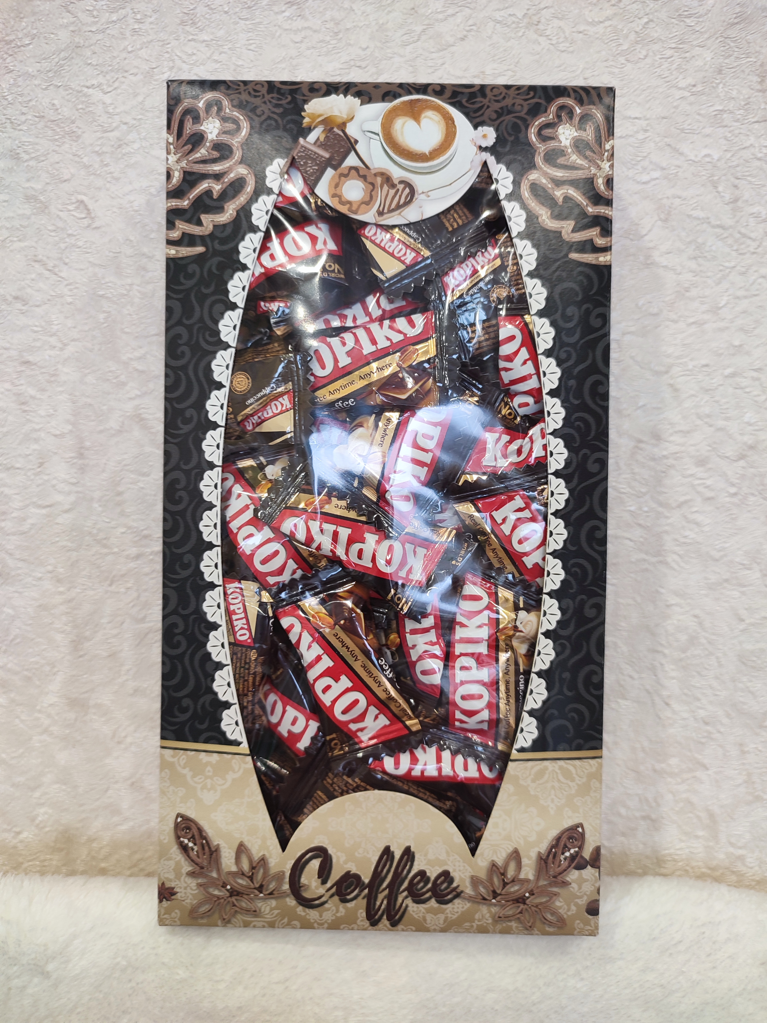 НОВИНКА!!! Кофейные леденцы KOPIKO (ассорти) в подарочной коробке 250г