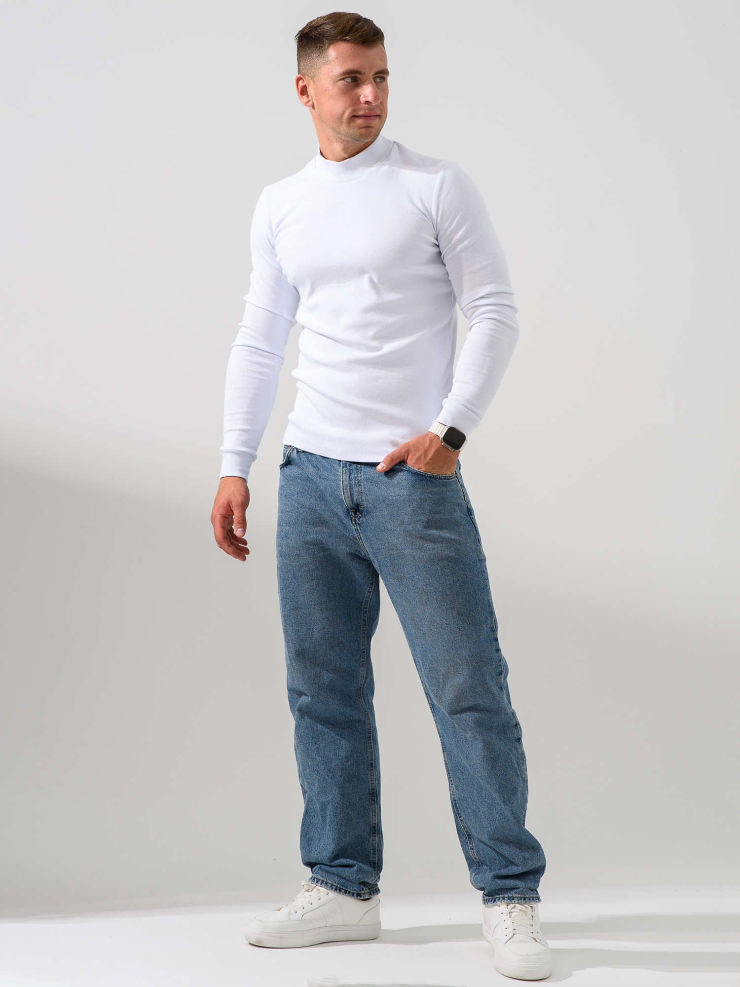 СТ. ЦЕНА 560 руб//Водолазка мужская (стойка)