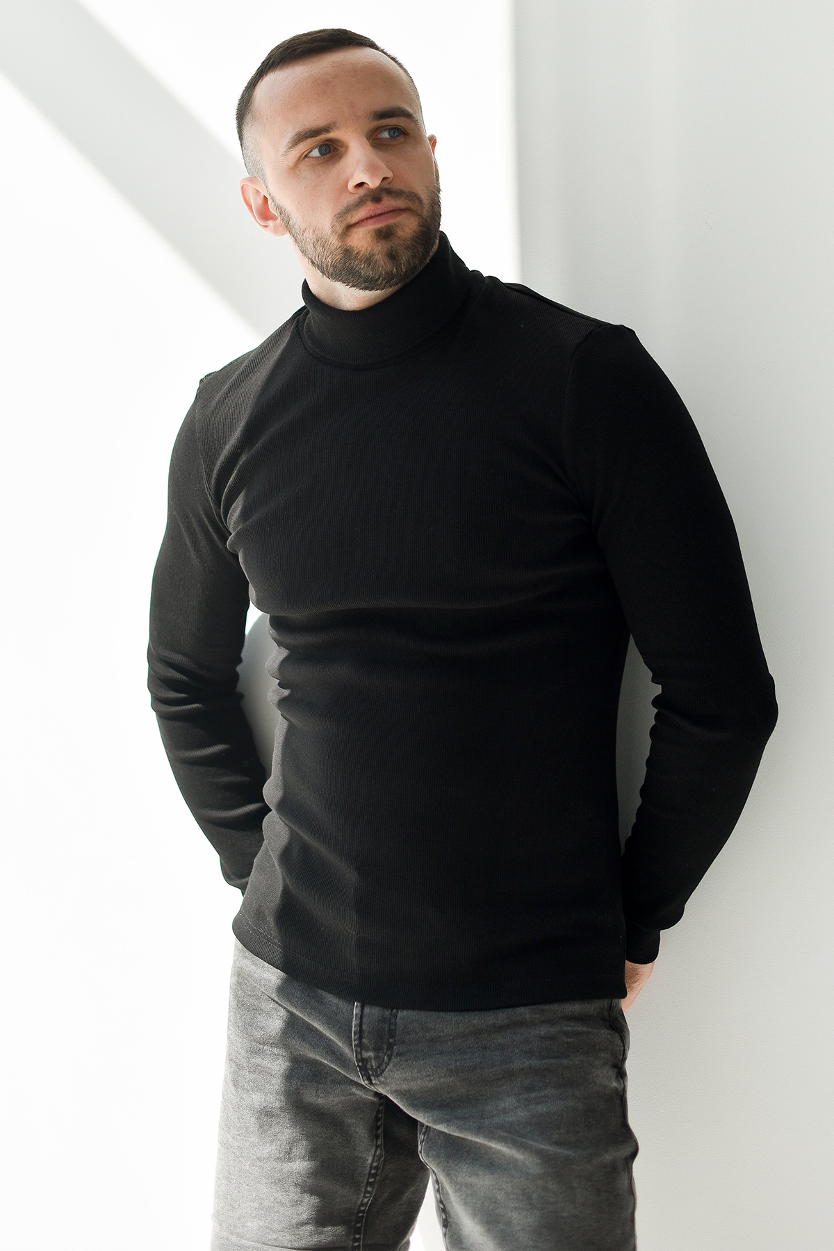 СТ. ЦЕНА 560 руб//Водолазка мужская (высокая стойка)