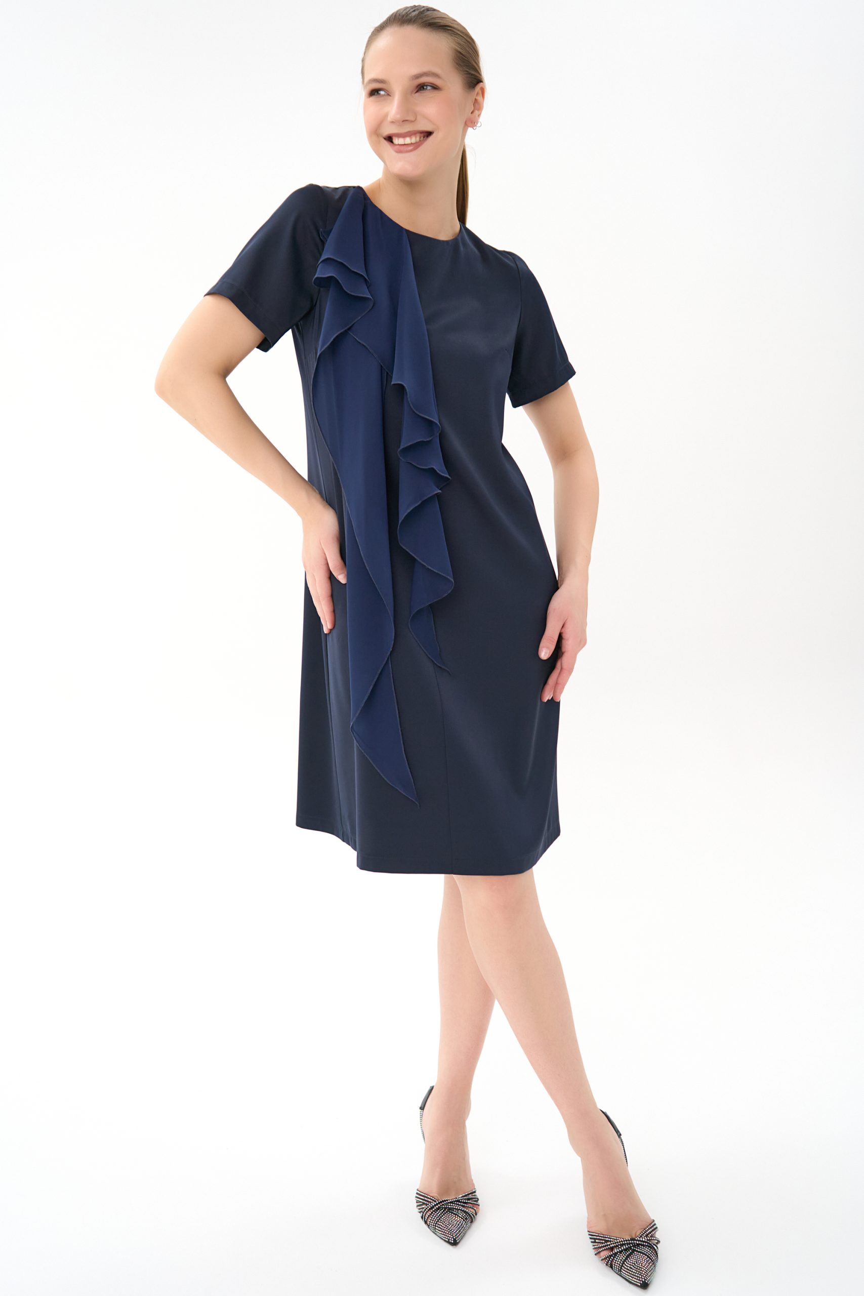 СТ. ЦЕНА 1700 руб//Платье Твое желание (черника)