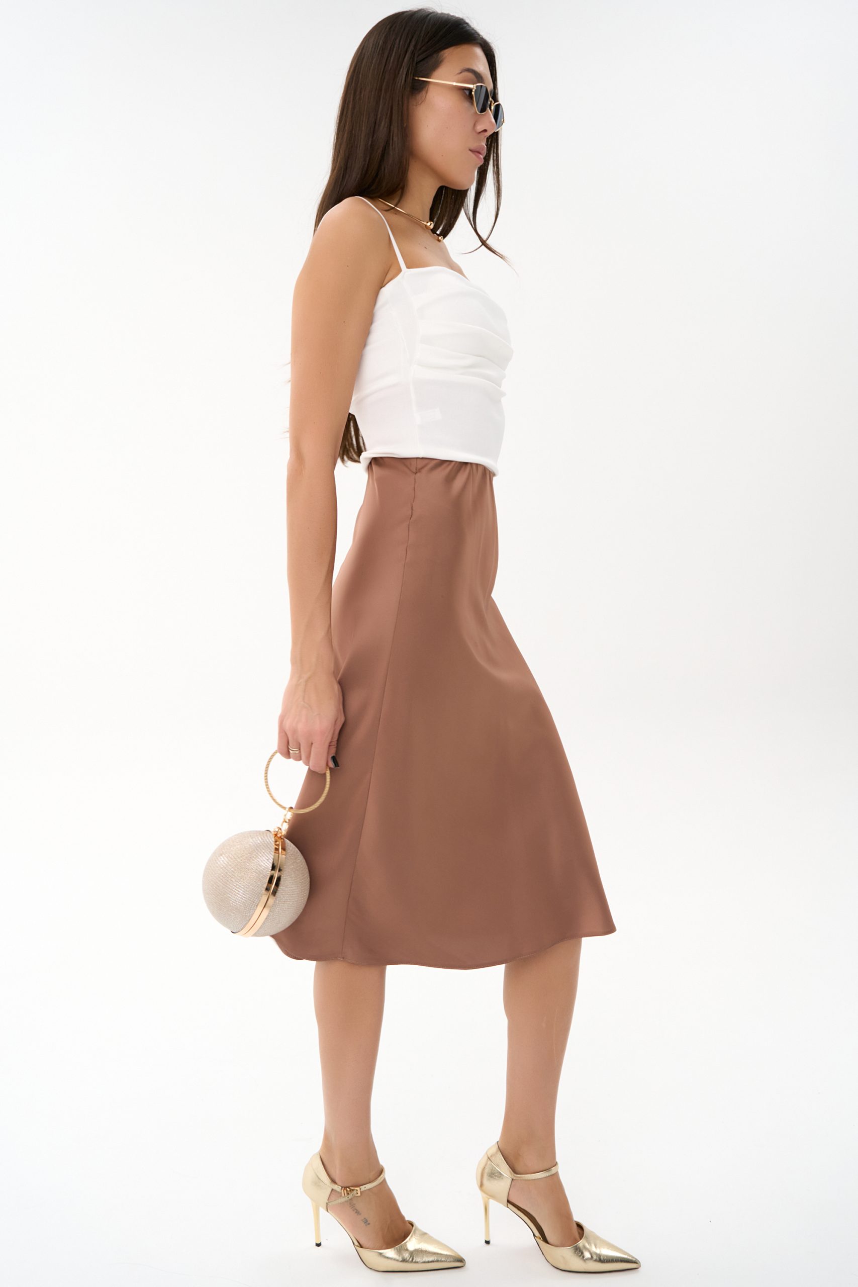 СТ. ЦЕНА 1340 руб//Юбка Энсли (бежевый)