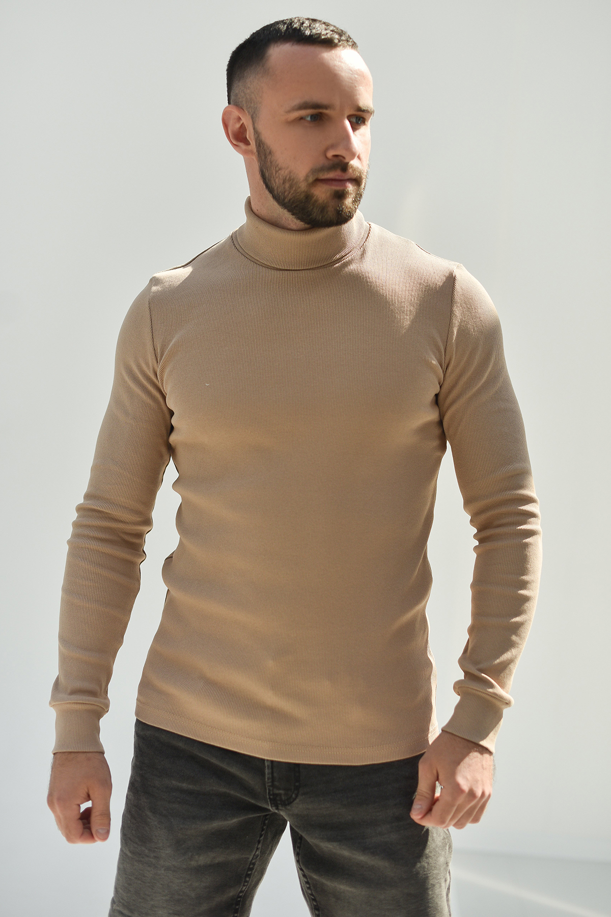 СТ. ЦЕНА 560 руб//Водолазка мужская (высокая стойка)