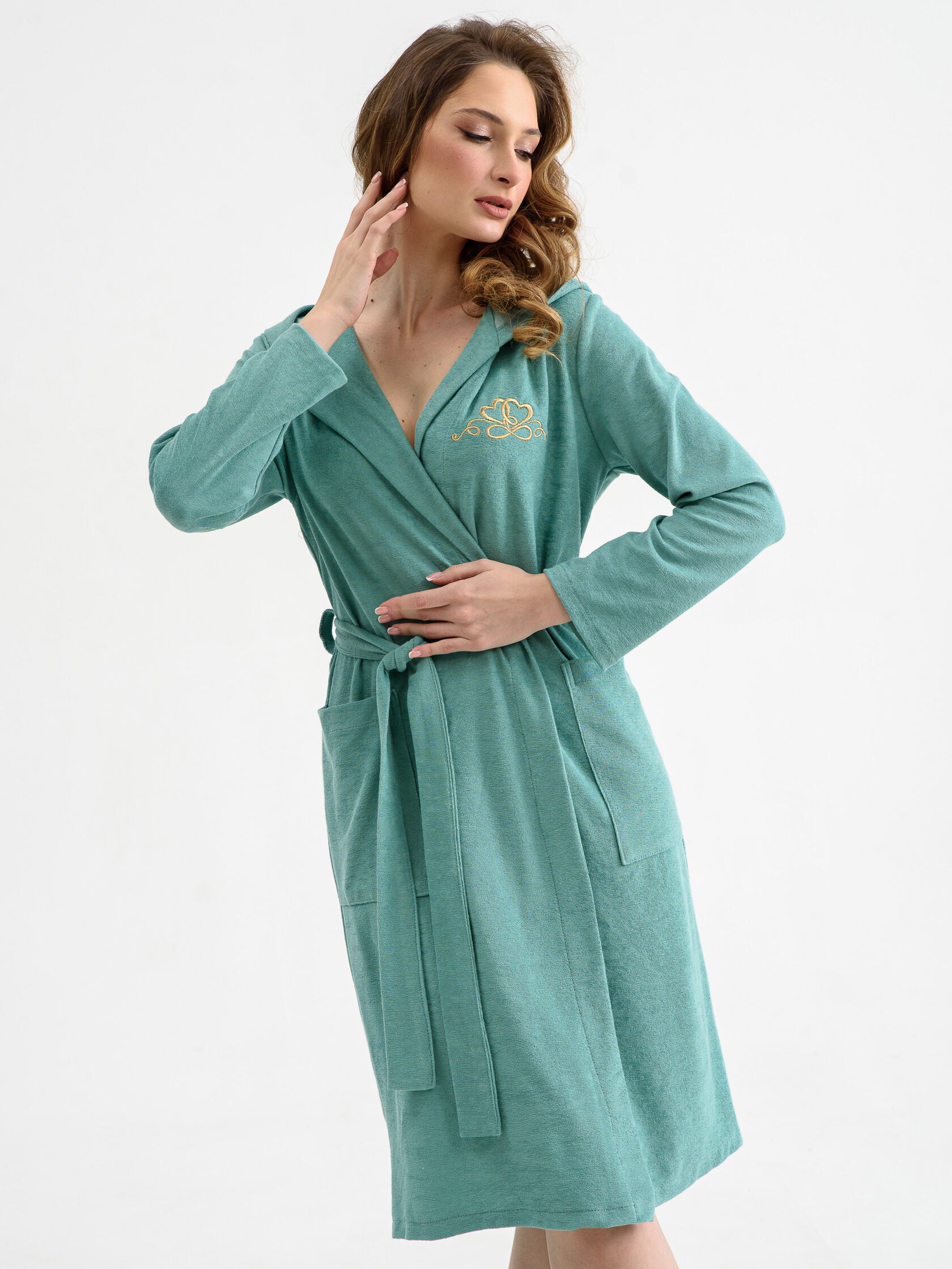 СТ. ЦЕНА 1120 руб//Халат женский