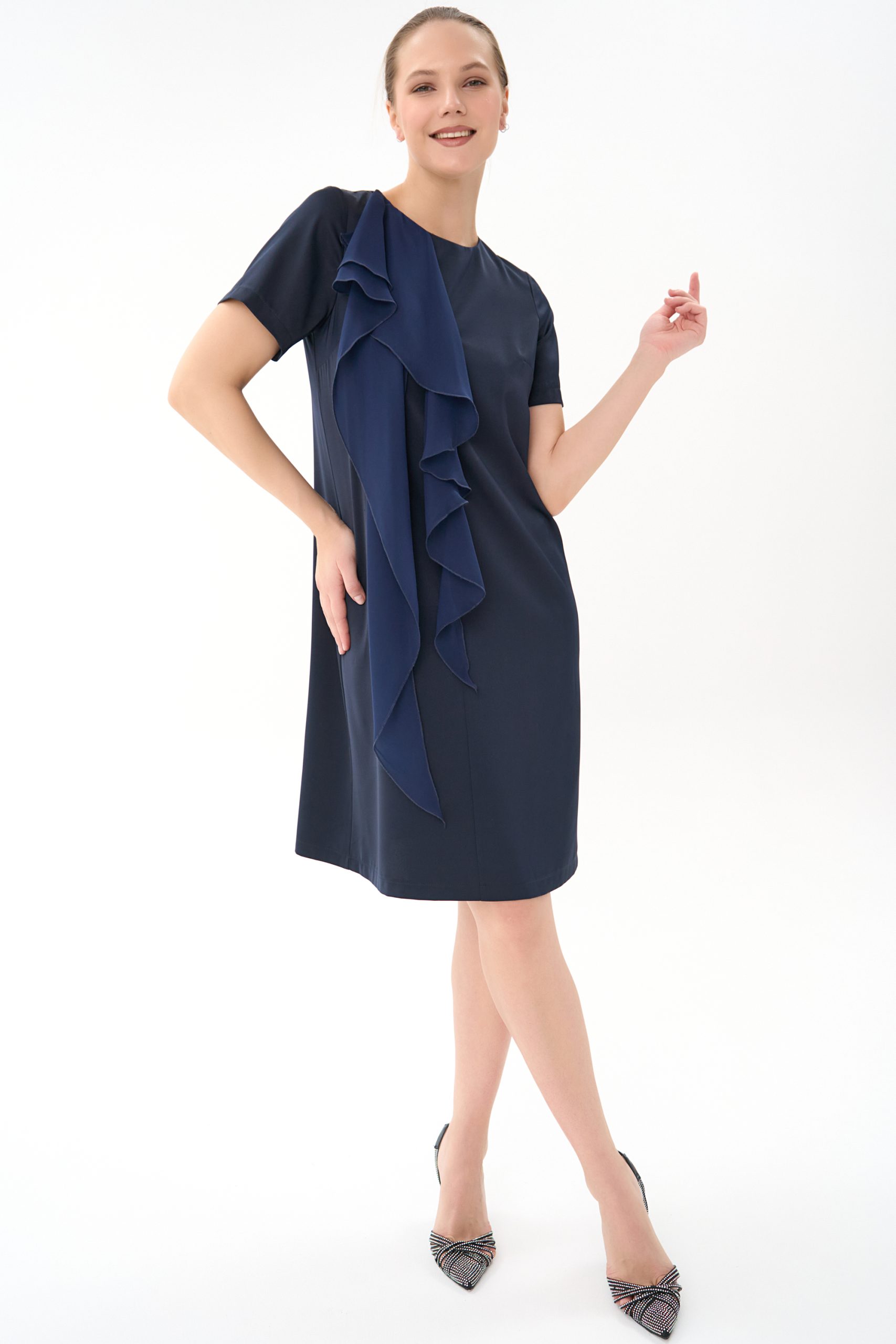 СТ. ЦЕНА 1700 руб//Платье Твое желание (черника)