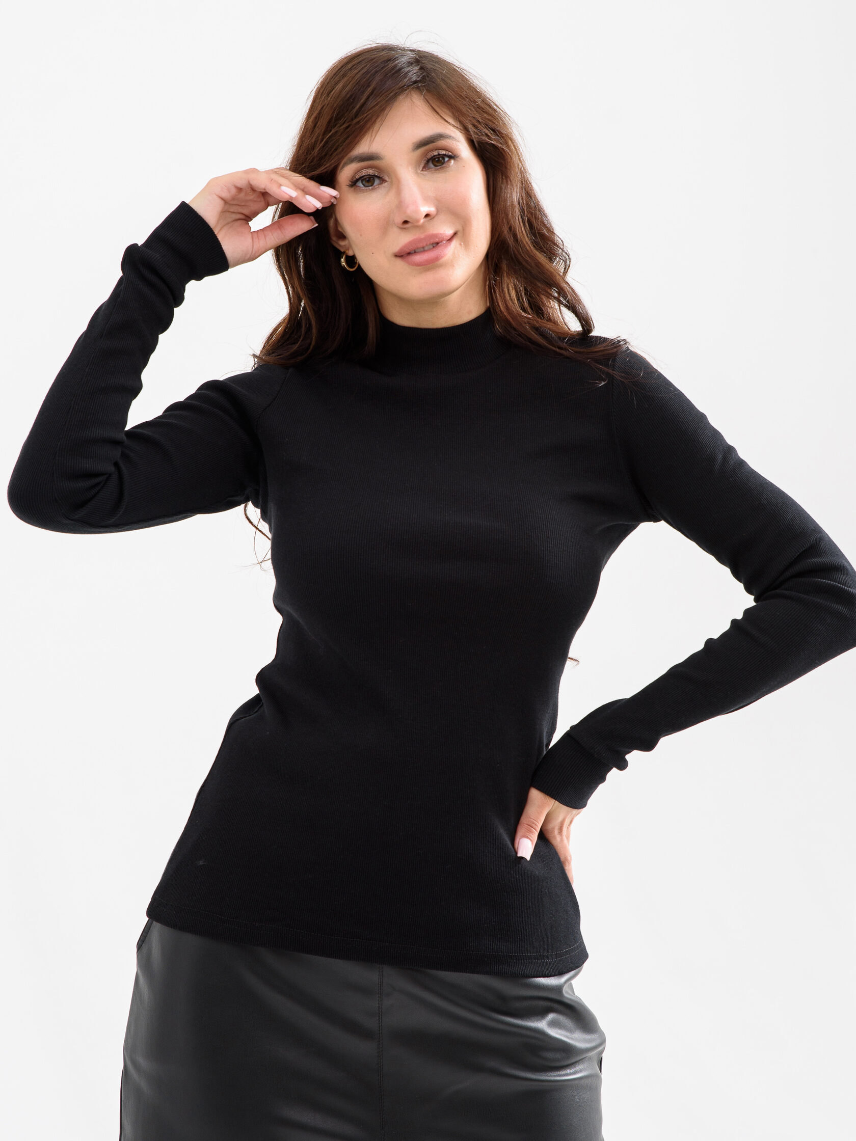 СТ. ЦЕНА 560 руб//Водолазка женская (стойка)