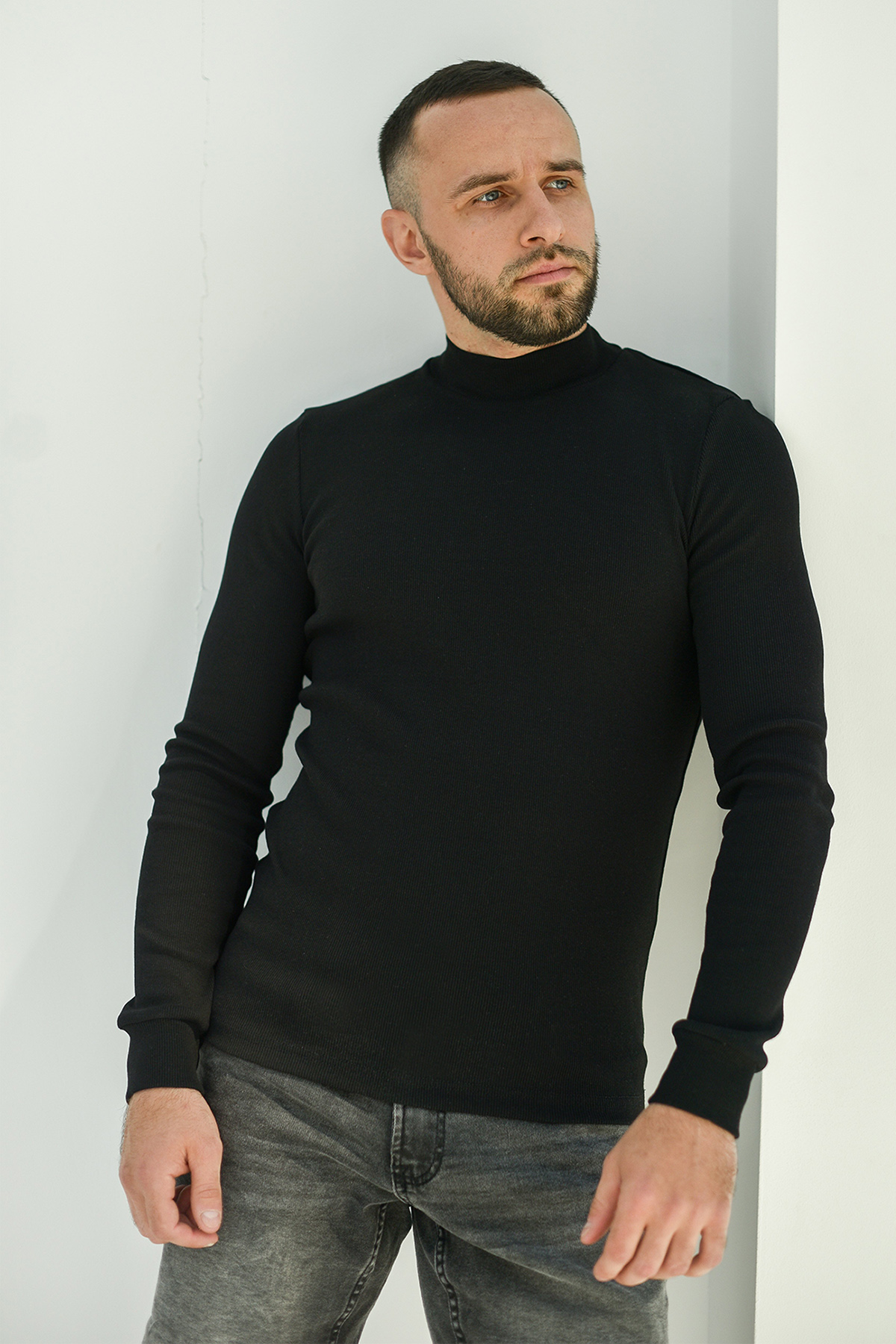 СТ. ЦЕНА 560 руб//Водолазка мужская (стойка)