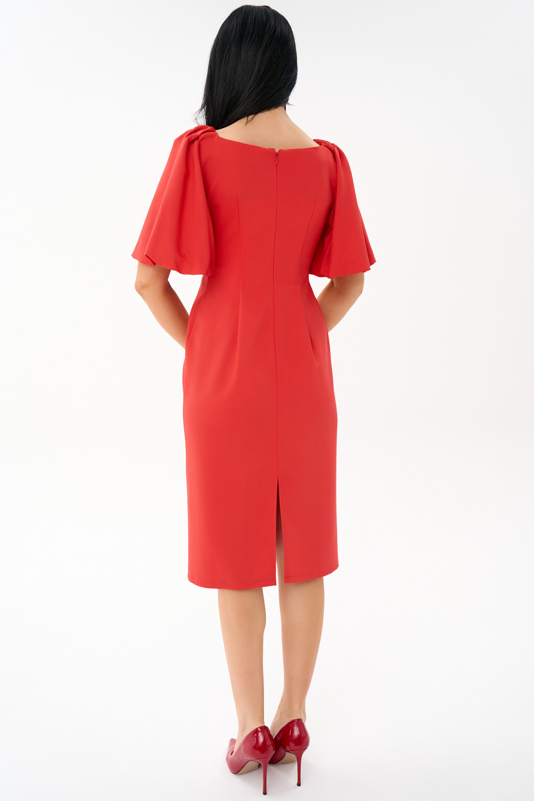 СТ. ЦЕНА 1600 руб//Платье Вирджиния (алый)