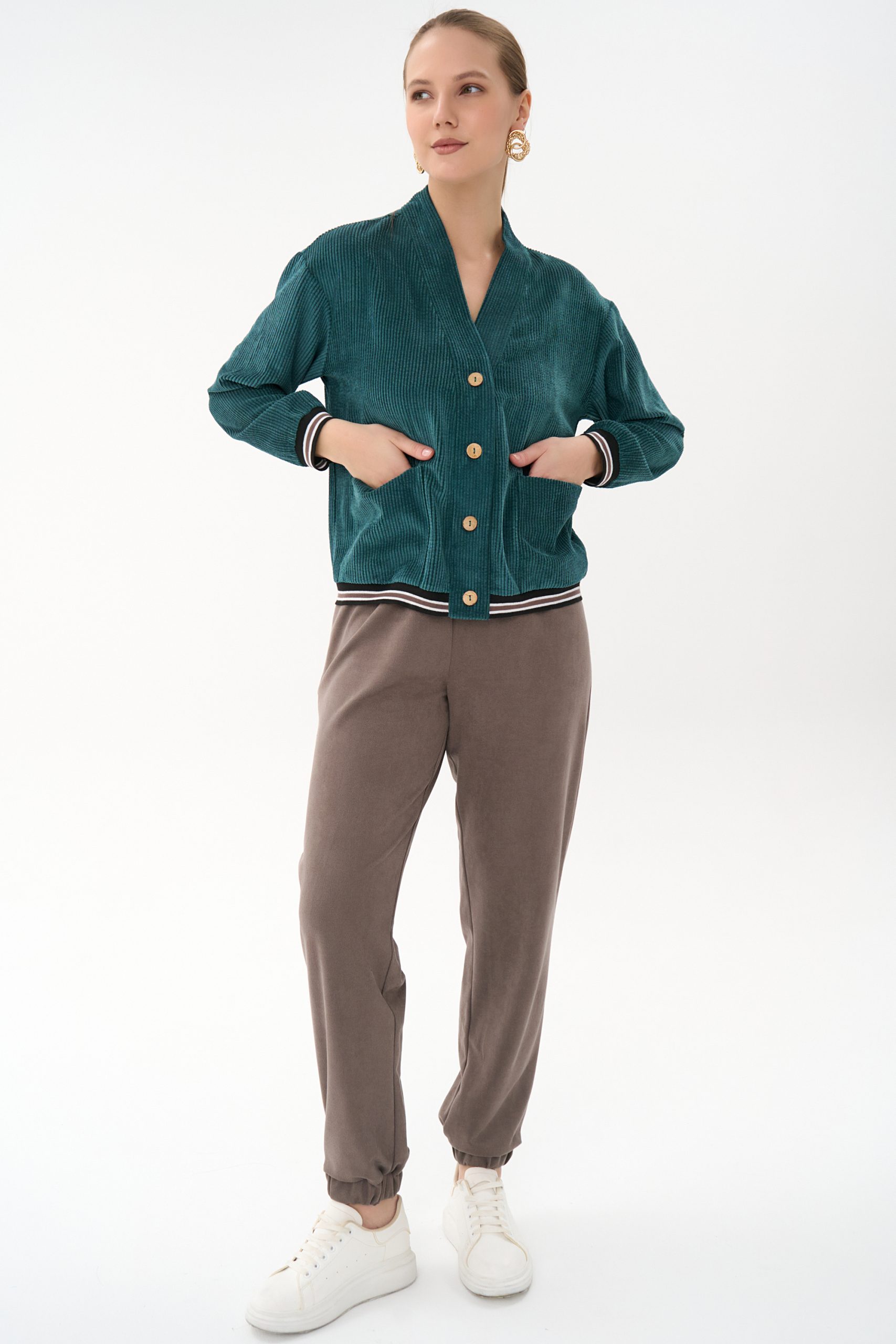 СТ. ЦЕНА 1340 руб//Бомбер Лэйб (бирюза)