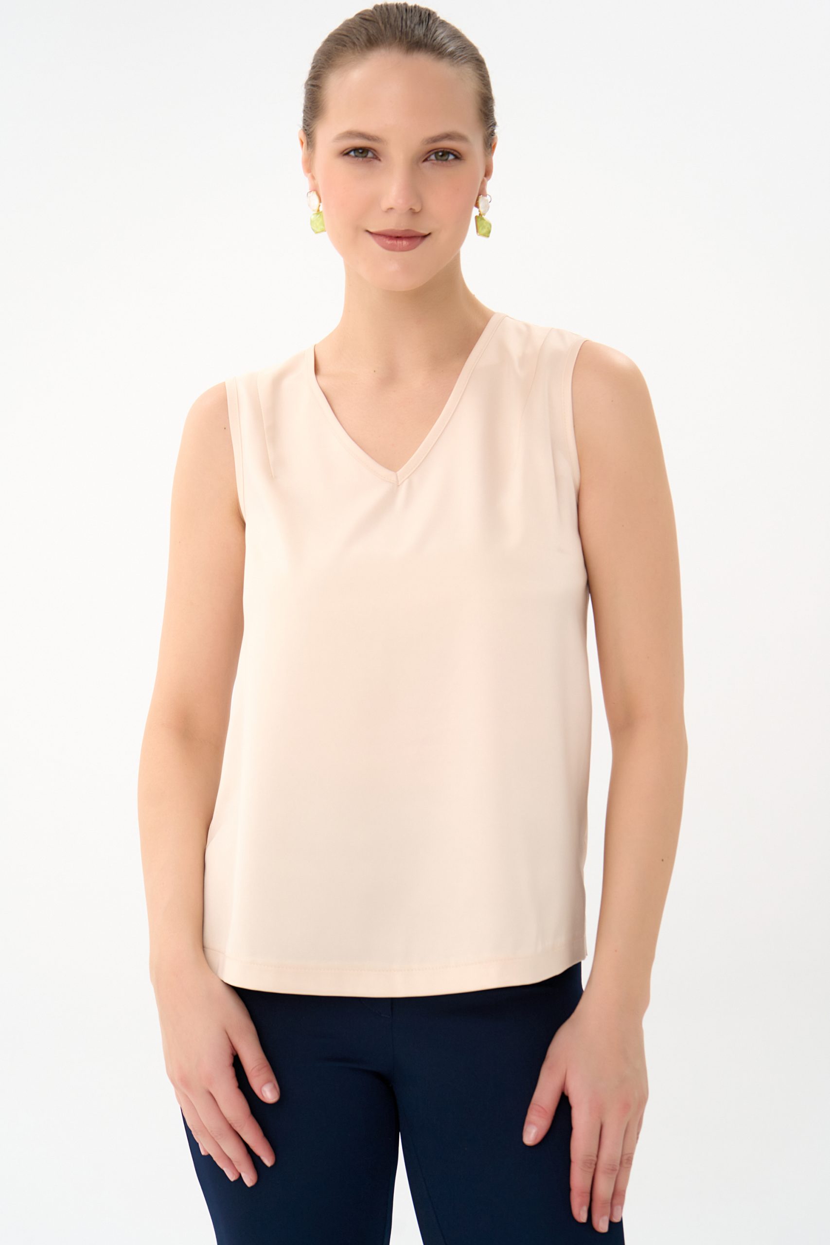 СТ. ЦЕНА 800 руб//Топ Базовый (бежевый)