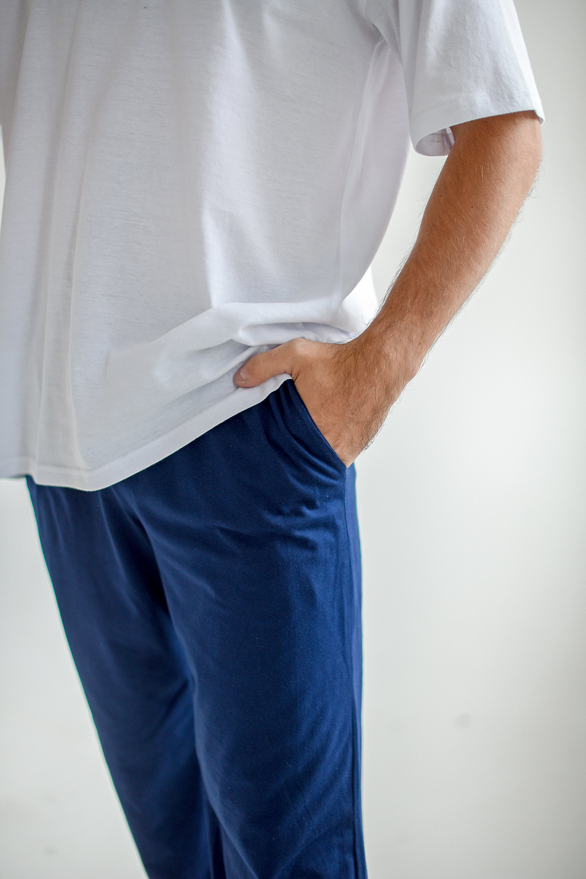 СТ. ЦЕНА 570 руб//Брюки мужские (футер 2х-н с лайкрой)