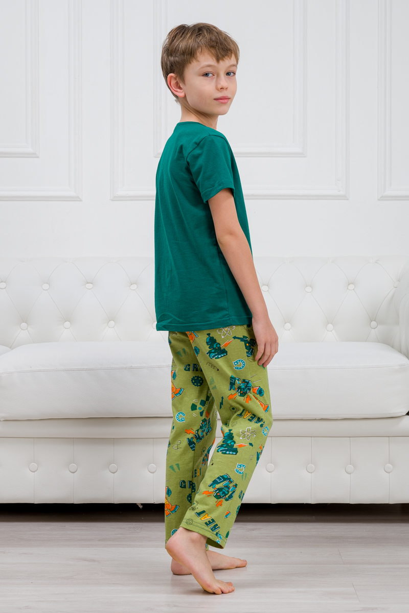 Брюки детские из кулирки роботы