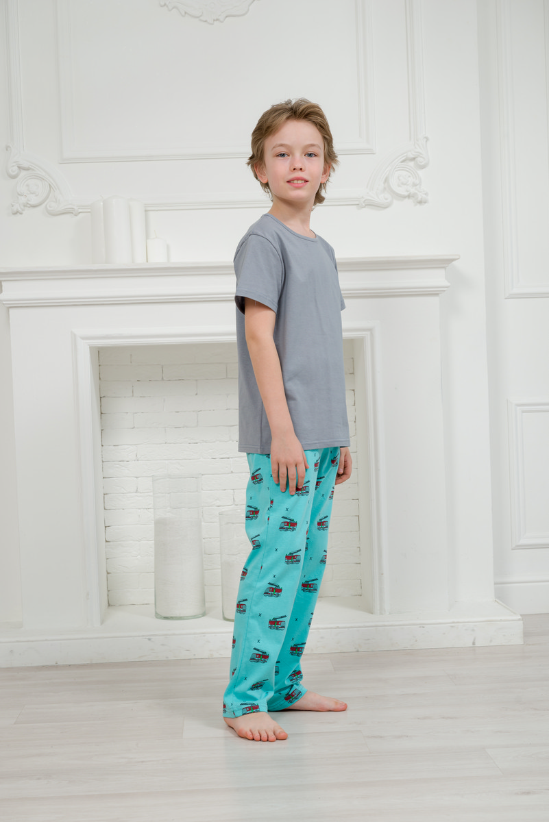 Футболка подростковая из кулирки серый