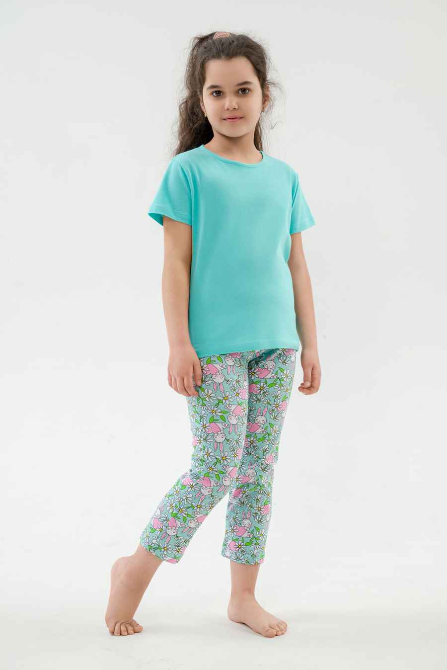 Пижама детская из кулирки Фантазия сердечко