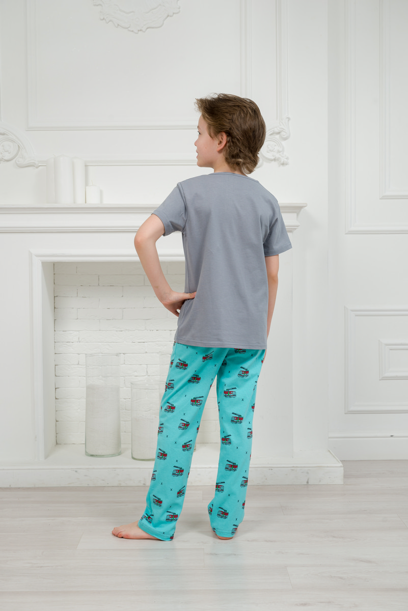 Футболка подростковая из кулирки серый