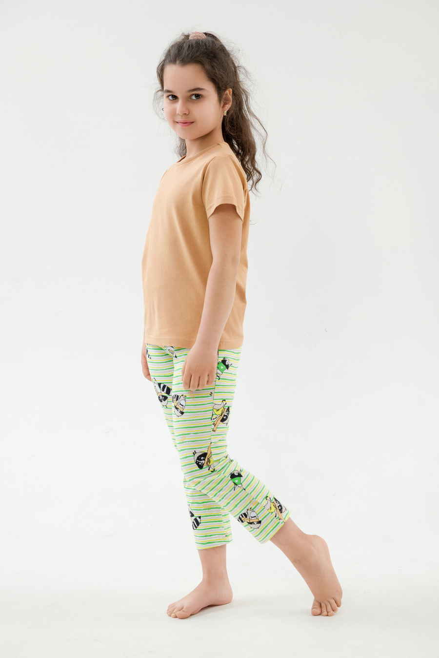 Брюки подростковые из кулирки енот