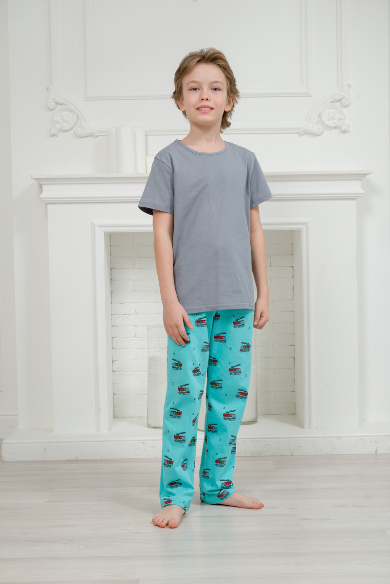 Футболка подростковая из кулирки серый