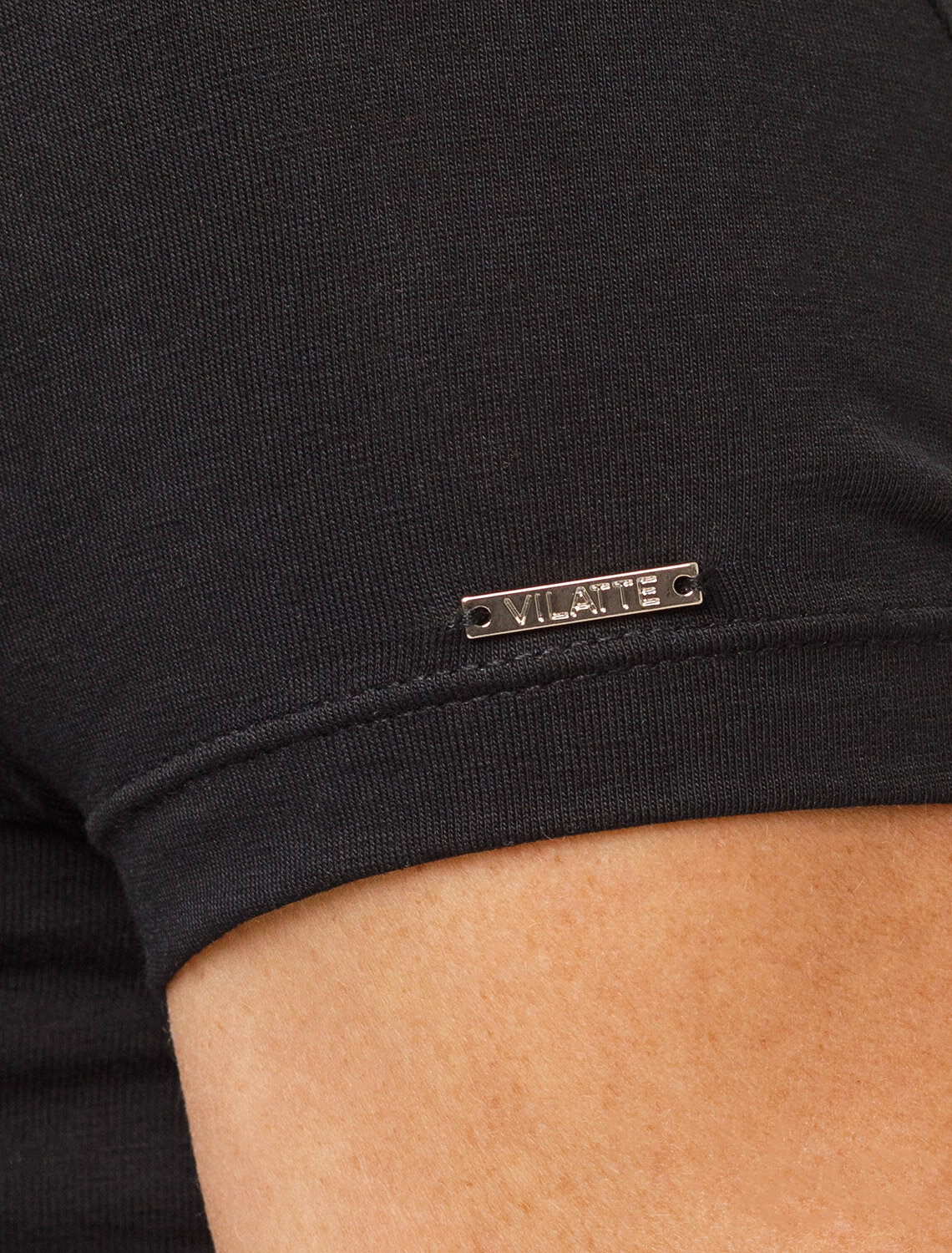 ст. цена1090руб.! VILATTE Футболка D49.111черный