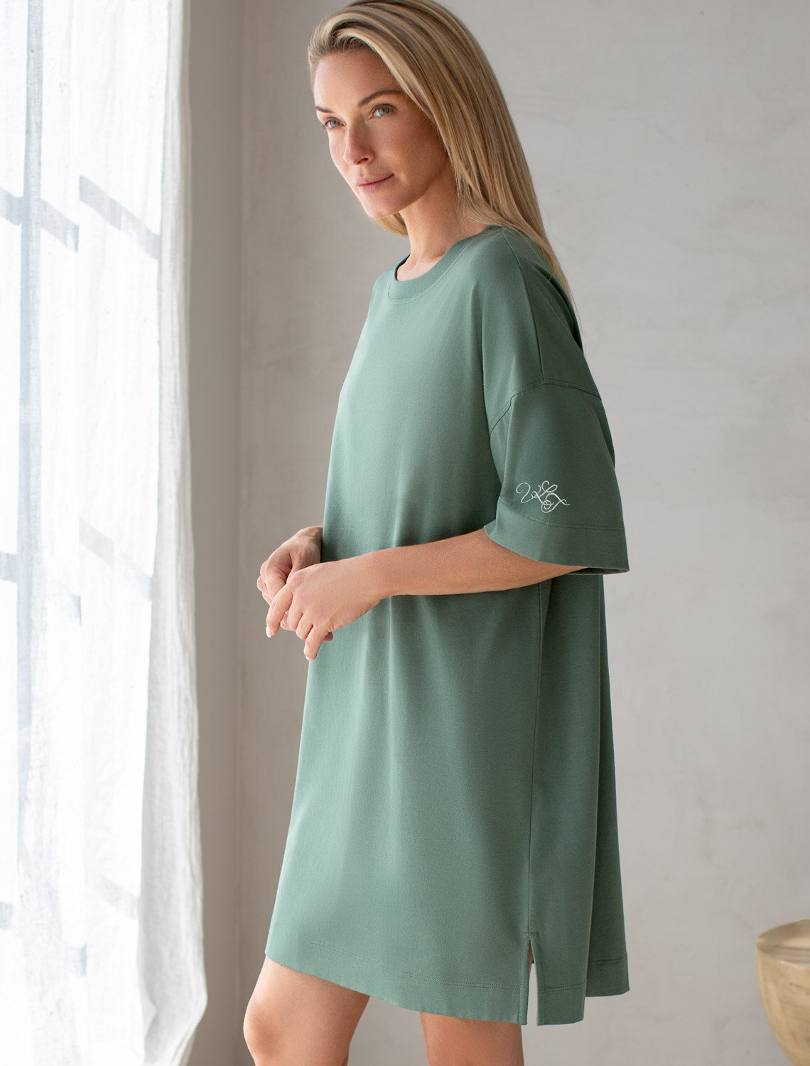 ст. цена1690руб.! VILATTE Платье D42.090св.оливковый