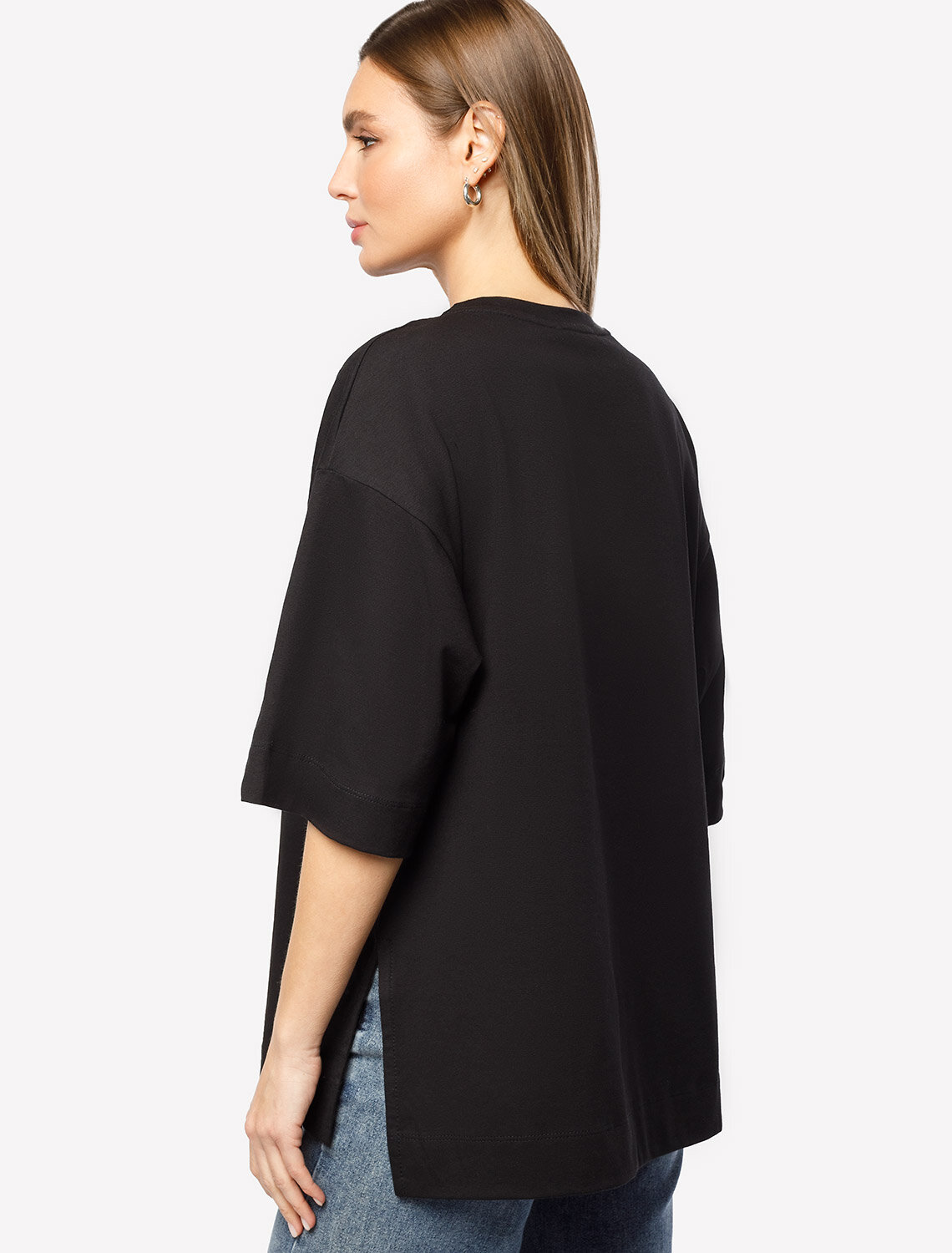 ст. цена1490руб.! VILATTE Футболка D49.082черный_vilatte